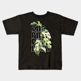 RHAPHIDOPHORA TETRASPERMA VARIEGATA Kids T-Shirt